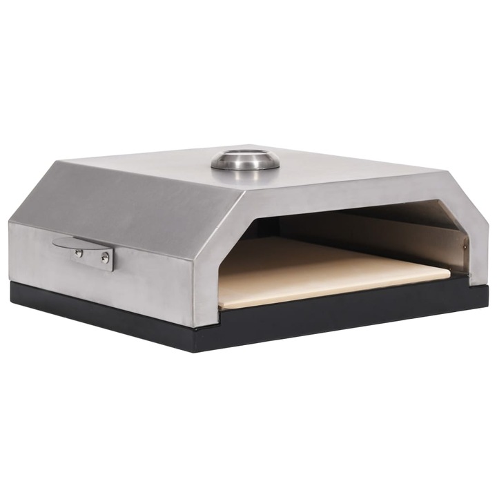 vidaXL pizzasütő kerámialappal gázüzemű/faszenes grillezőhöz 47395