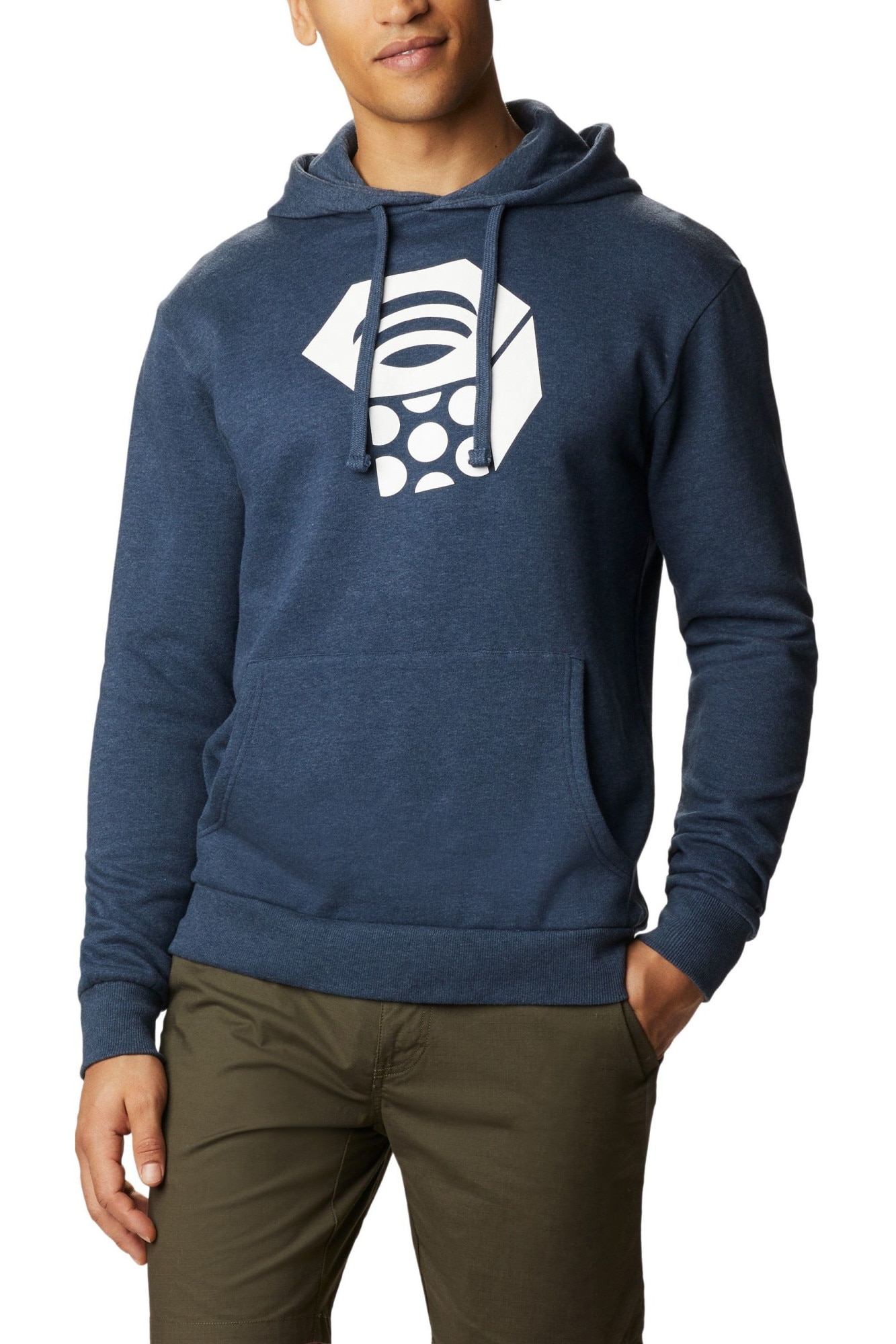 Hanorac, Mountain Hardwear MHW Logo Pullover Hoody, Albastru