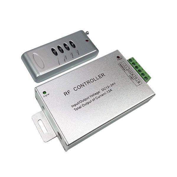 Controler pentru banda LED RGB, Optonica, 4 butoane radio, 12A