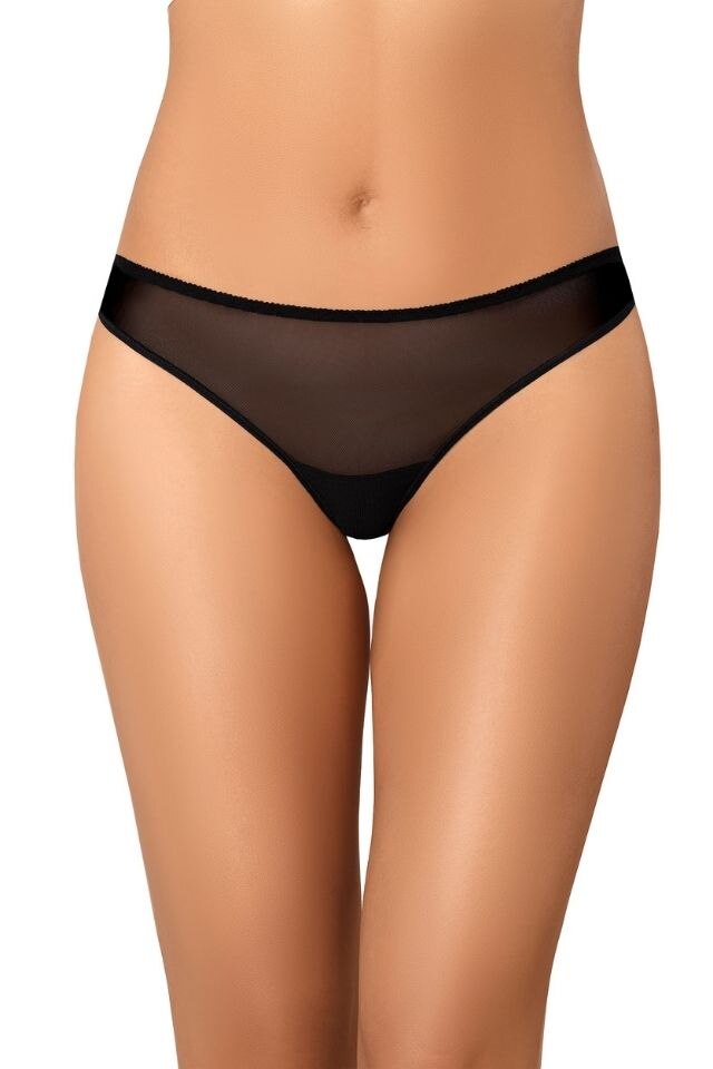 Chiloti de dama, tanga din plasa, Teyli, Nikola, Negru