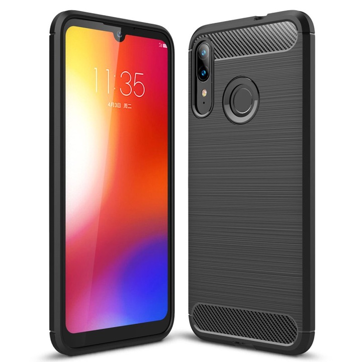 Husa de protectie, TPU, Pentru Motorola Moto E6 Plus, Negru