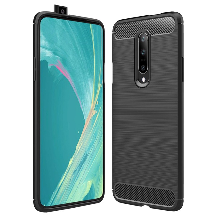 Husa de protectie, TPU, Pentru OnePlus 7T, Negru