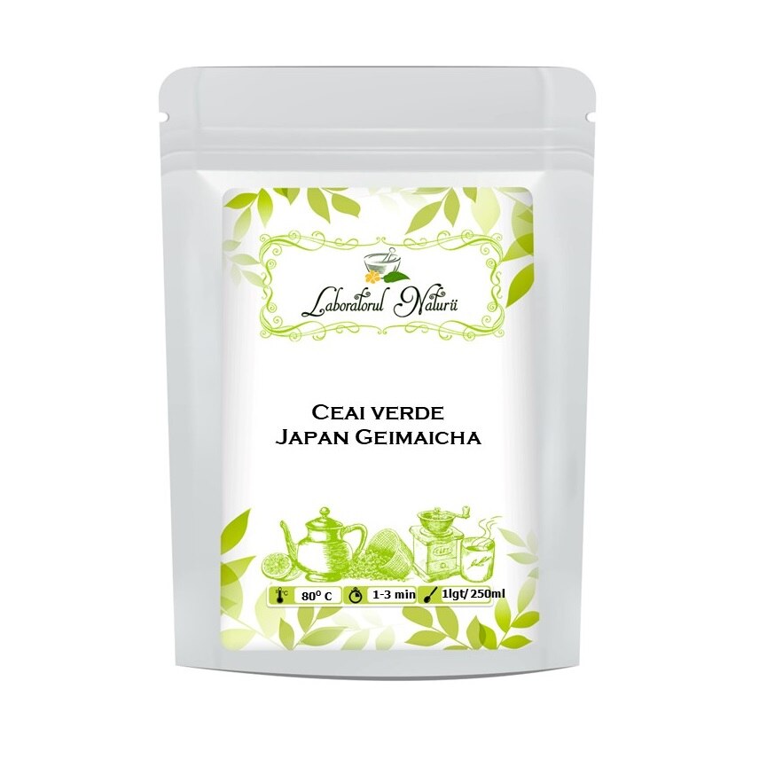 Ceai verde Japan Genmaicha, Laboratorul Naturii, 250 g