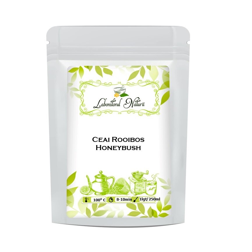 Ceai Rooibos natural Honeybush, Laboratorul Naturii, 500 g