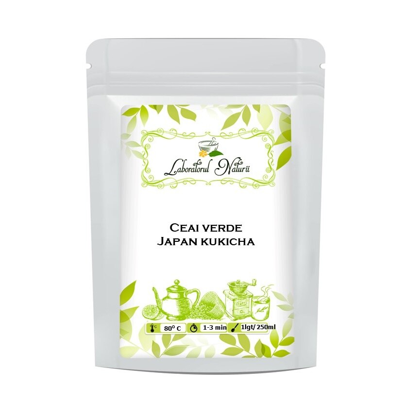 Ceai verde Japan Kukicha, Laboratorul Naturii, 250 g