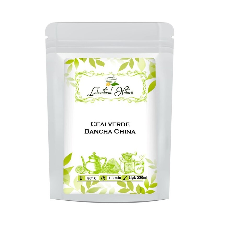 Ceai verde Bancha China, Laboratorul Naturii, 500 g