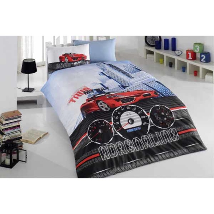 Спален комплект с олекотена завивка и протектор Cristiano Mari ,ORTUM Adrenalin ,5 части ,100% натурален памук