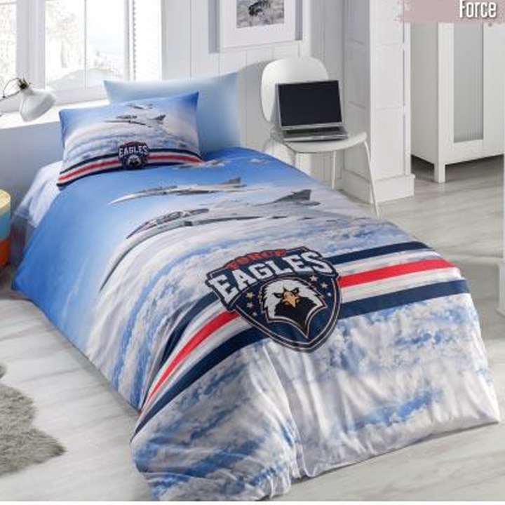 Спален комплект с олекотена завивка и протектор Cristiano Mari ,ORTUM Force,5 части ,100% натурален памук