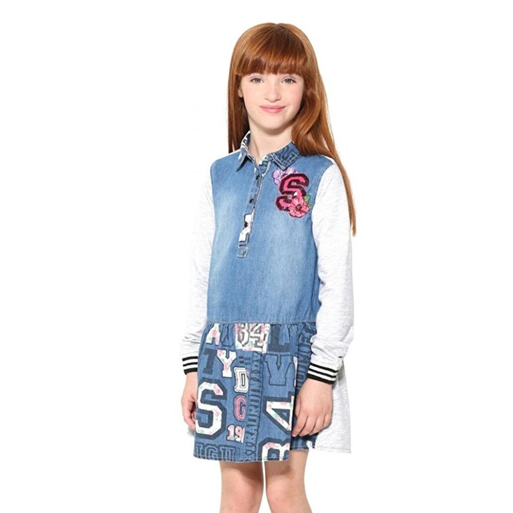 Rochie blugi, Desigual 17WGVD05, Albastru