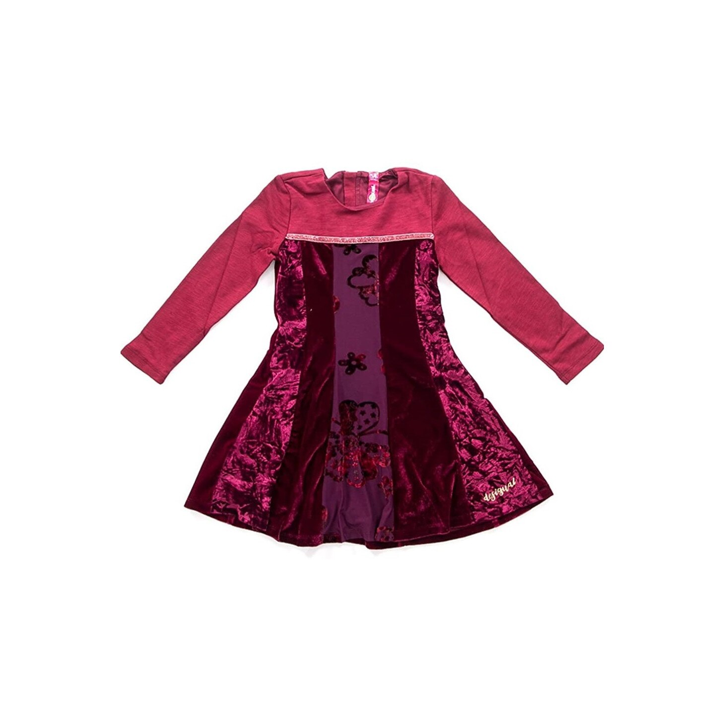 Rochie, Desigual 17WGVK52, Bordo, 11-12 ani