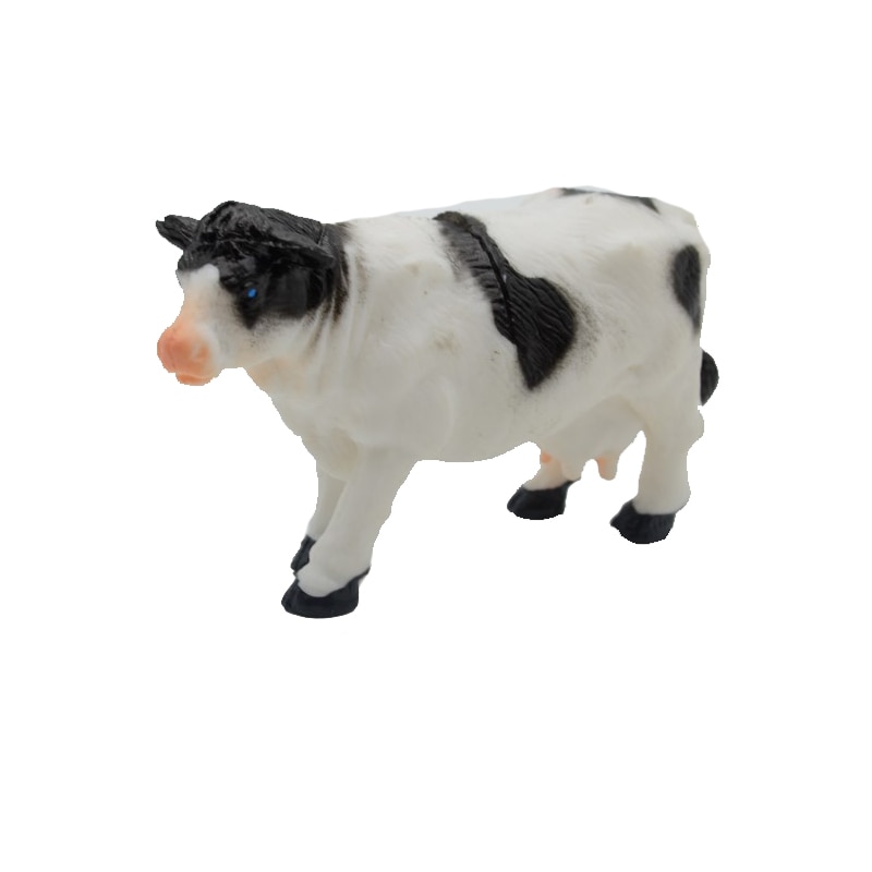 Figurina vaca 9 cm Midex 438871-2, Alb