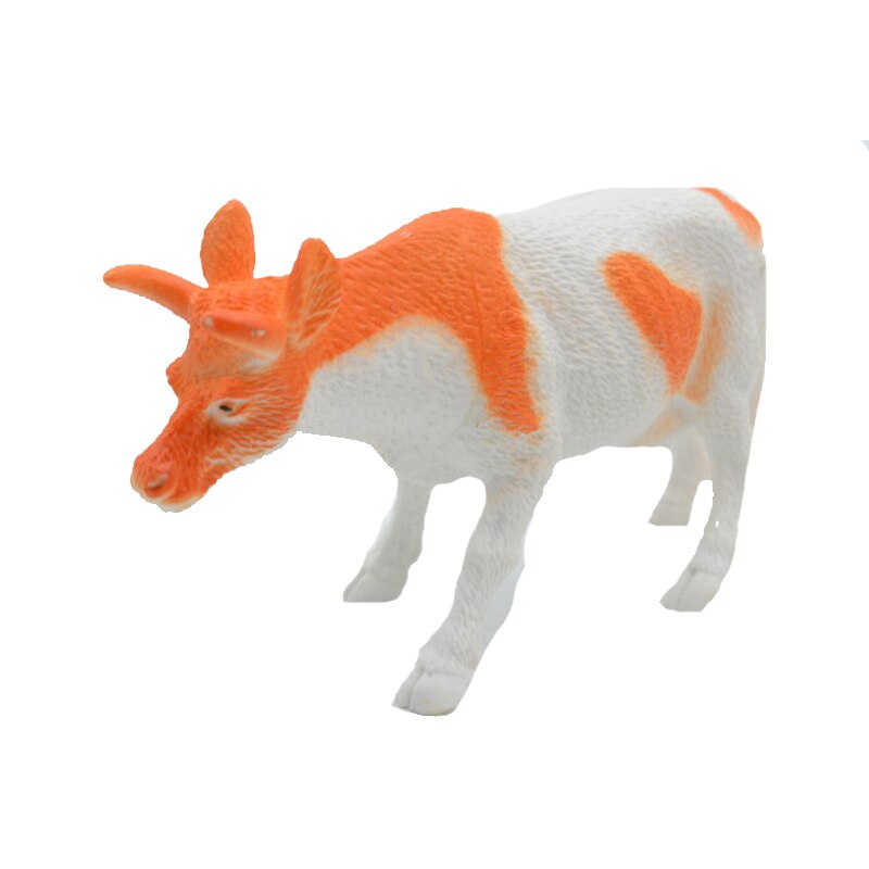 Figurina vaca 12 cm Midex 573367-1, Alb