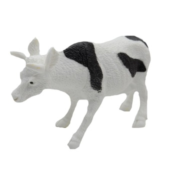 Figurina vaca 12 cm Midex 573367-2, Alb Figurina vaca 12 cm Midex 573367-2, Alb