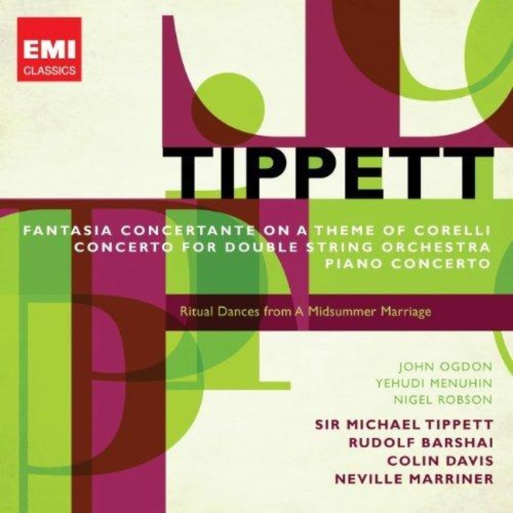 Derek Simpson, Nigel Robson, Robert Masters, Yehudi Menuhin-20Th Century Classics-Tippett-2CD