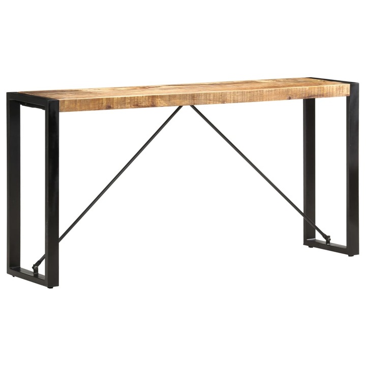 Конзолна маса vidaXL, 150x35x76 см, Мангово дърво масив, 12.1 Kg