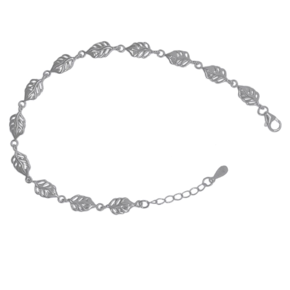 Bratara din argint 925, cu frunzulite, 6.6 g