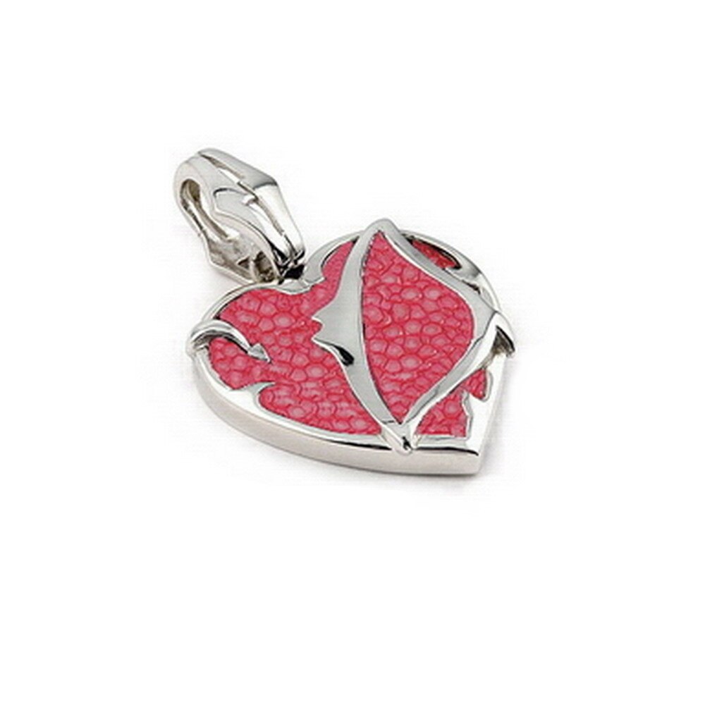 Pandant argint 925 inima inconjurata de pisica de mare - Be Nature