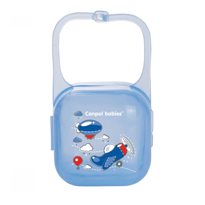 Cutie pentru depozitarea suzetei Canpol Babies 2/931, Albastru