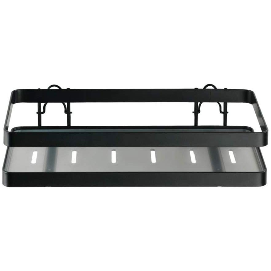 Raft de bucatarie pentru condimente Wenko, Gala, 25 x 12 cm, Negru