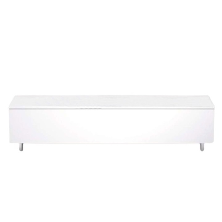 Comoda tv cu suport, 160 × 30 × 40 cm, alb