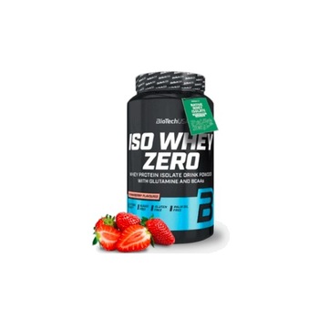 Proteina din zer BioTech USA, ISO Whey Zero, 908g, Capsuni Proteina din zer BioTech USA, ISO Whey Zero, 908g, Capsuni