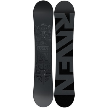 Placa Snowboard, Raven, Solid Steel, Negru, 155 cm Placa Snowboard, Raven, Solid Steel, Negru, 155 cm