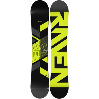Placa Snowboard, Raven, Patrol, Negru/Galben, 163 cm wide Placa Snowboard, Raven, Patrol, Negru/Galben, 163 cm wide