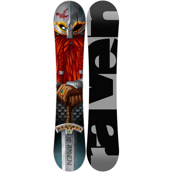 Placa Snowboard, Raven, Dwarf, Multicolor, 150 cm