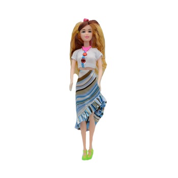 Papusa pentru fete 30 cm Midex FB9911-B, Multicolor Papusa pentru fete 30 cm Midex FB9911-B, Multicolor