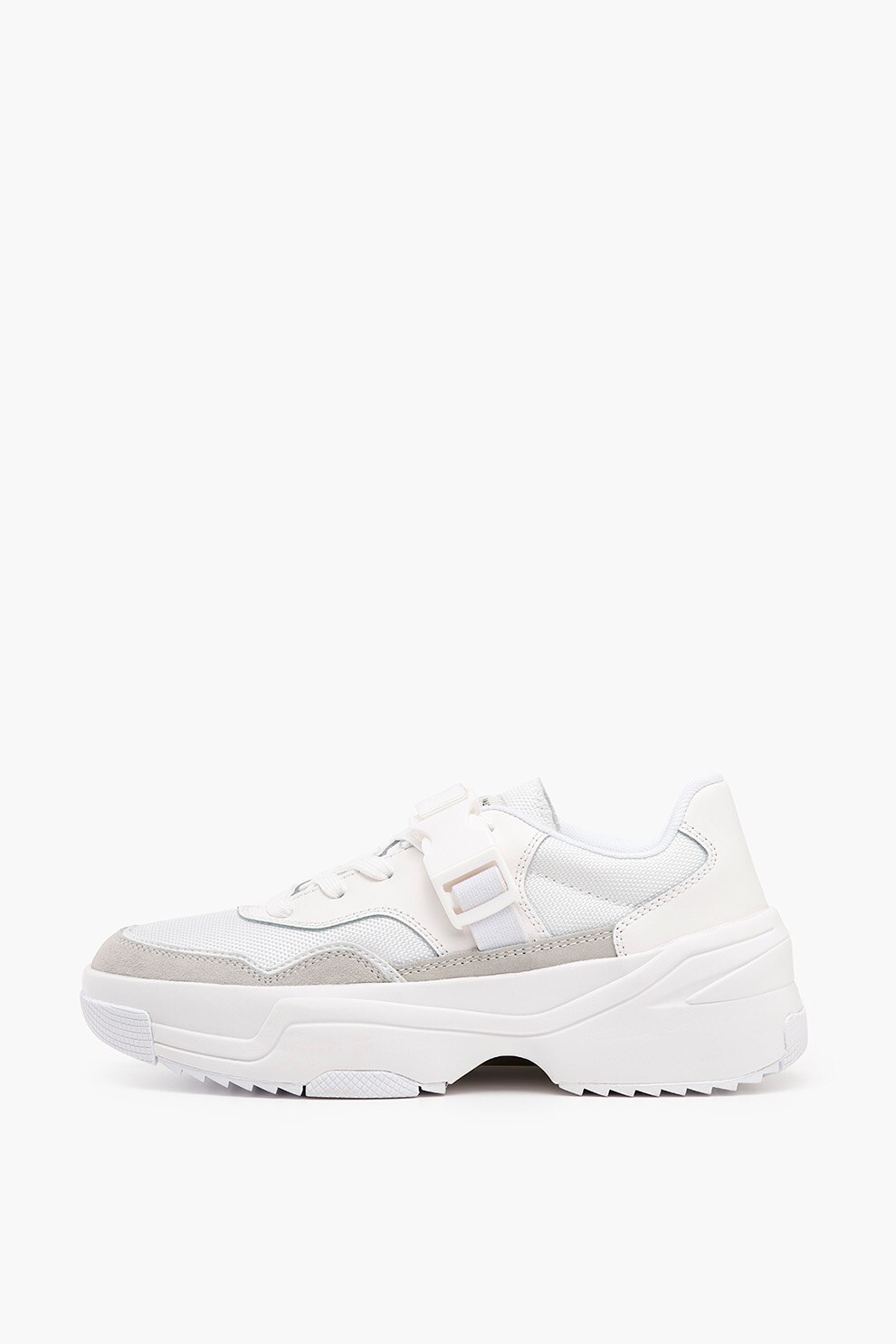 Levi's, Pantofi sport wedge de piele cu garnituri din material textil