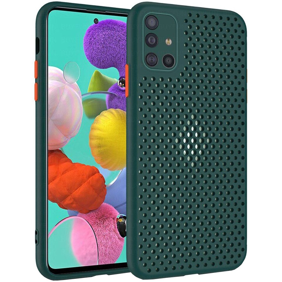 Husa Bubble Lemontti Samsung Galaxy A51, Verde