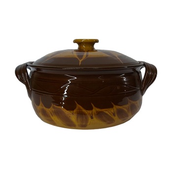 Oala sarmale, cuptor, rotunda, 6 litri, maro Oala sarmale, cuptor, rotunda, 6 litri, maro