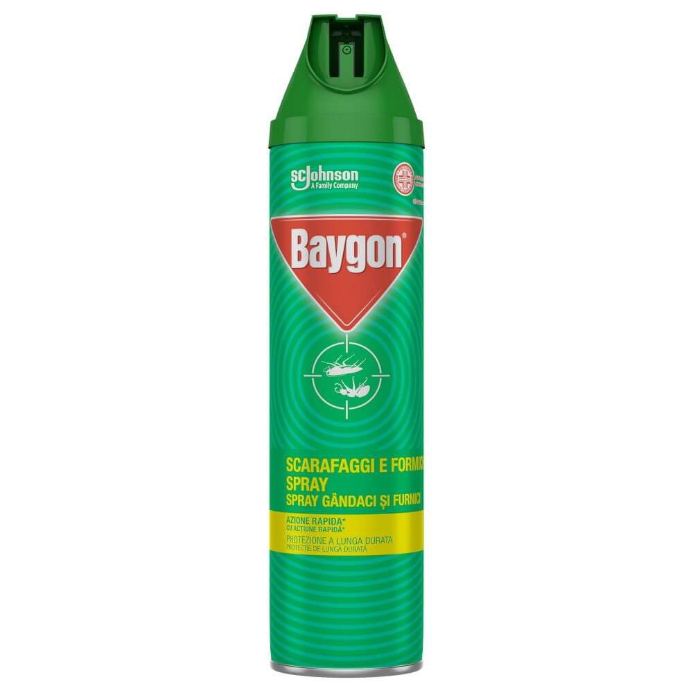 Spray Insecticid BAYGON Extra Precision, 400 ml, contra Gandaci si Furnici