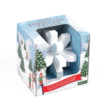 Joc de inteligenta, Professor Puzzle, Festive Snowflake Puzzle Joc de inteligenta, Professor Puzzle, Festive Snowflake Puzzle