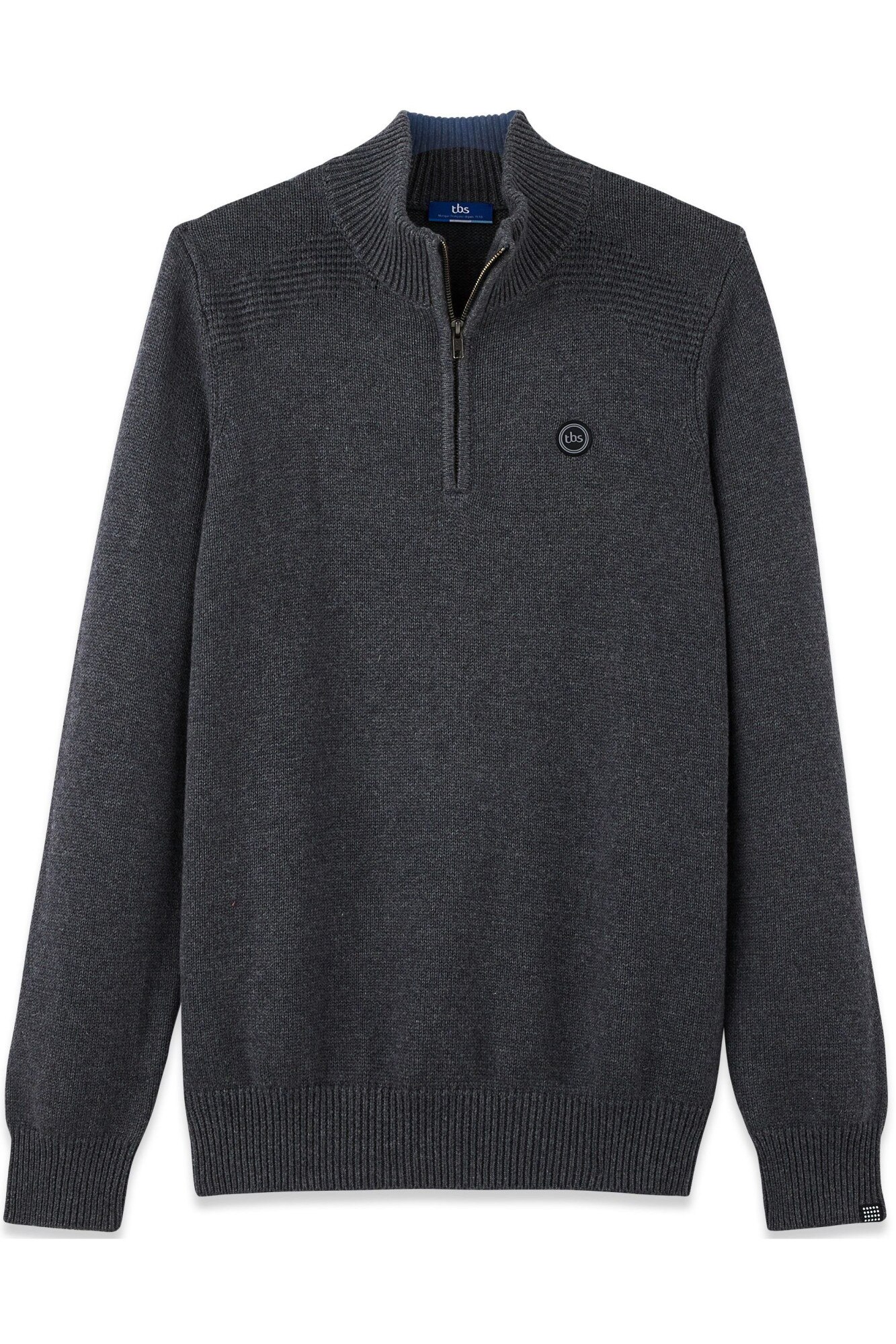 Pulover pentru barbati, TBS Henricam, Gri