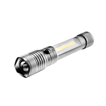 Lanterna de inspectie din aluminiu 2 in 1, zoom, magnet 4xAAA, NEO Lanterna de inspectie din aluminiu 2 in 1, zoom, magnet 4xAAA, NEO