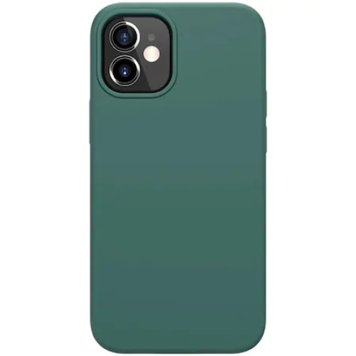 Husa silicon soft-touch compatibila cu Apple IPhone 11 Pro Max, Dark Green