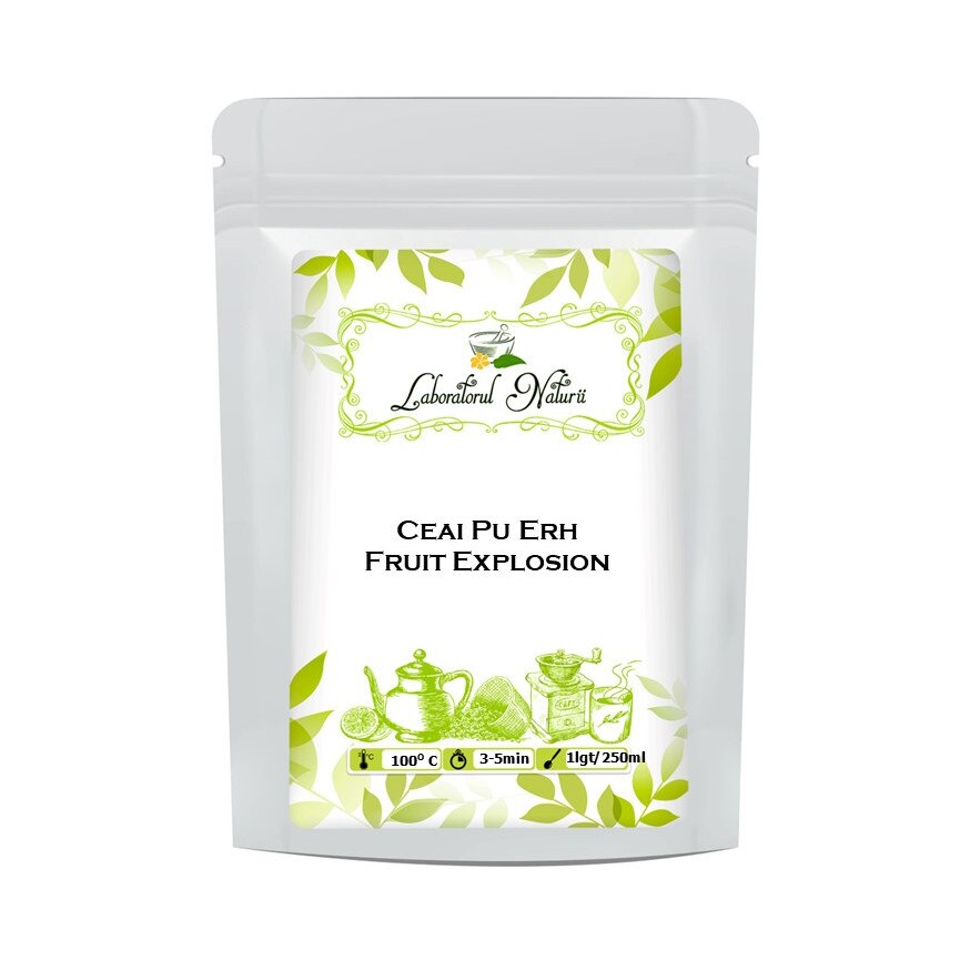 Ceai Pu Erh Fruit Explosion, Laboratorul Naturii, 250 g