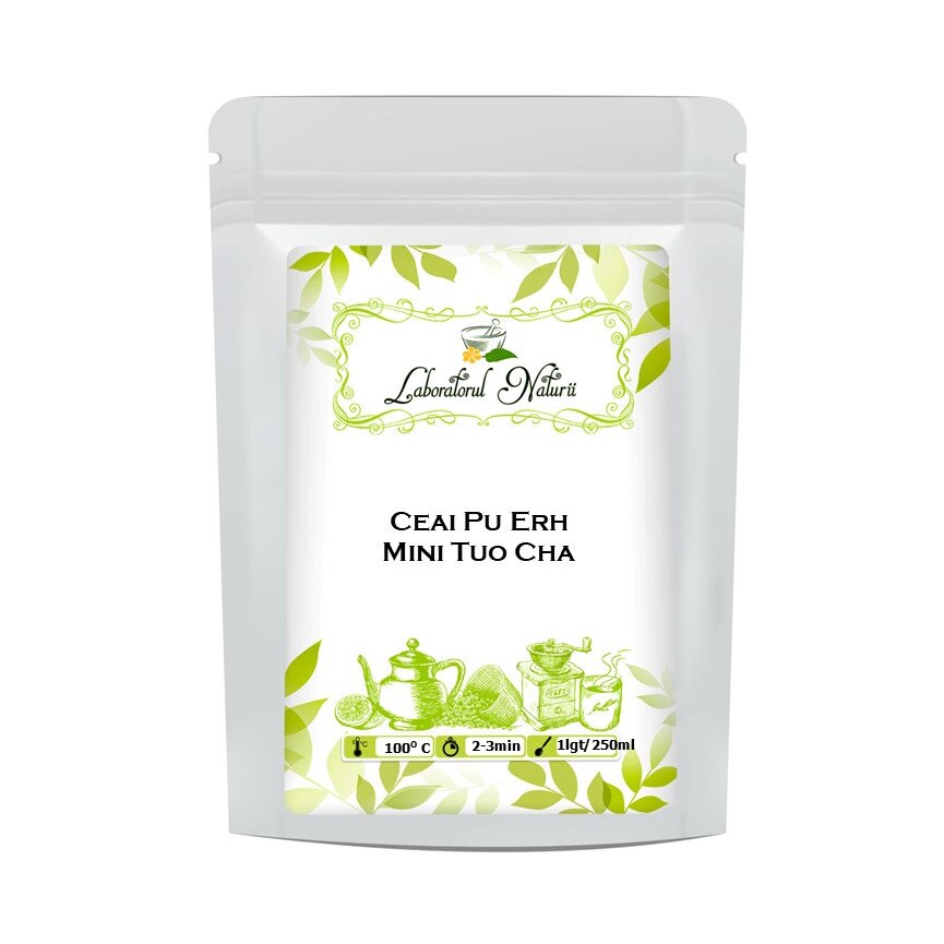 Ceai Pu Erh Mini Tuo Cha, Laboratorul Naturii, 250 g