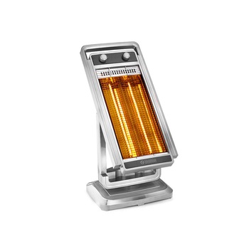 Radiator cu infrarosu de podea Olimpia Splendid, Solaria Carbon 99610, 2 trepte de incalzire, cu halogen, oscilatie, putere 1200 W, protectie supra-incalzire, termostat, maner ergonomic, alb Radiator cu infrarosu de podea Olimpia Splendid, Solaria Carbon 99610, 2 trepte de incalzire, cu halogen, oscilatie, putere 1200 W, protectie supra-incalzire, termostat, maner ergonomic, alb