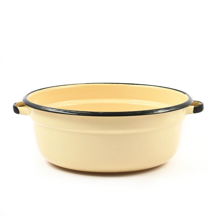 Кастрон Купро, с дръжки, ф22 см, емайл