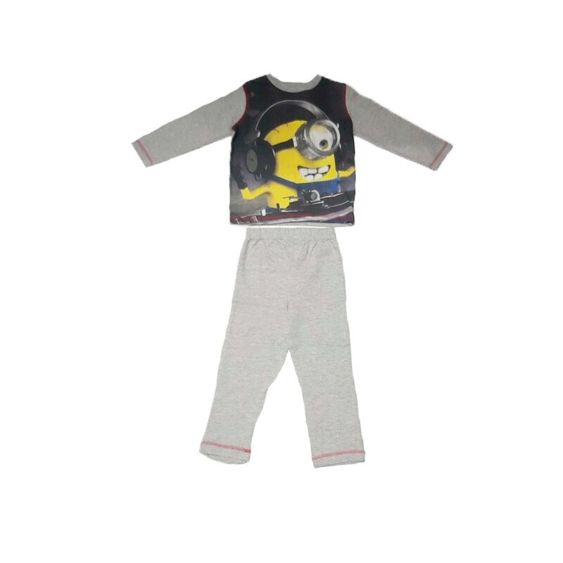 Pijama pentru baieti Minions Disney HO2160-G, Gri, 98