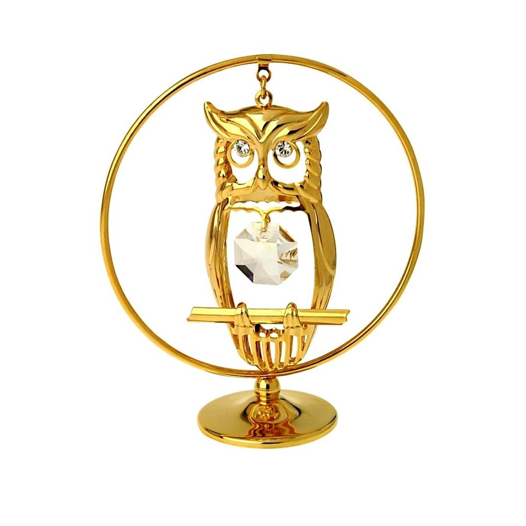 Bufnita in cerc cristale