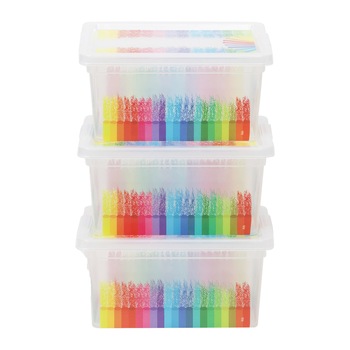 Set 3 cutii depozitare KIS Colors XXS, 2L Set 3 cutii depozitare KIS Colors XXS, 2L