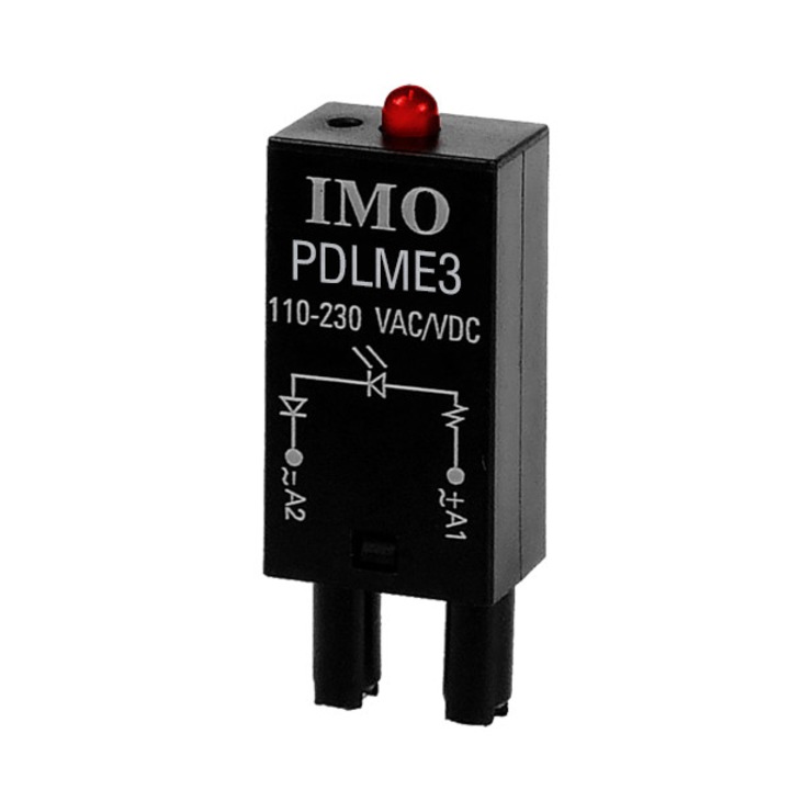 Rezistor pentru soclu releu, 110-230 AC/DC, PDLME3