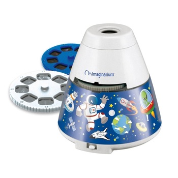 Proiector lampa Imaginarium Nightlamp Projector Space, imagini cu spatiul cosmic cu 24 de diapozitive Proiector lampa Imaginarium Nightlamp Projector Space, imagini cu spatiul cosmic cu 24 de diapozitive