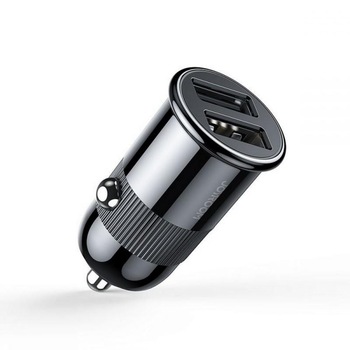 Incarcator auto Joyroom C-A06, Dual USB, 15W, 3.1A, Negru Incarcator auto Joyroom C-A06, Dual USB, 15W, 3.1A, Negru