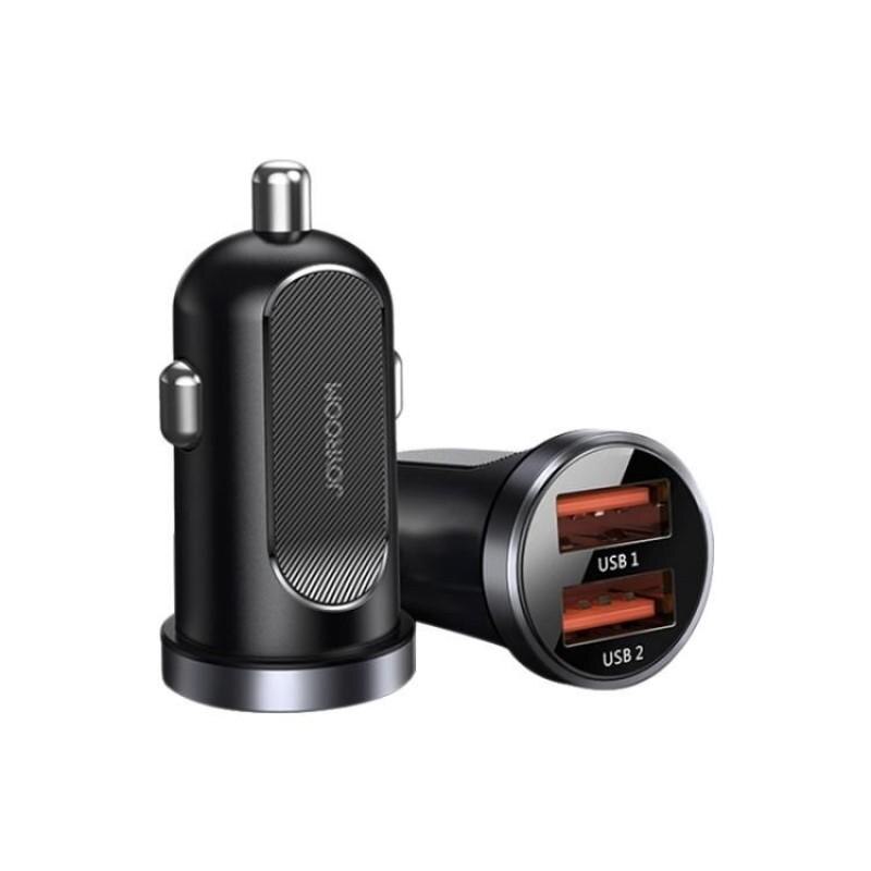 Incarcator auto Joyroom C-A09, Dual USB, Quick Charge 3.0, Power Delivery 30W, 5V, Negru