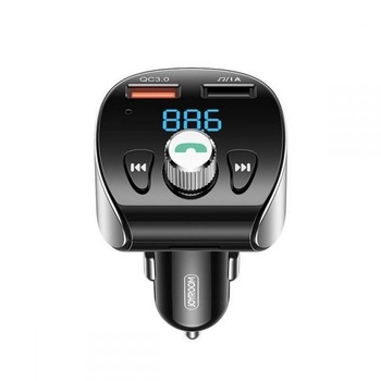 Incarcator Auto Joyroom JR-CL02 cu functie de Modulator FM, Bluetooth 5.0, Quick Charge 3.0, Dual USB, LED, Negru Incarcator Auto Joyroom JR-CL02 cu functie de Modulator FM, Bluetooth 5.0, Quick Charge 3.0, Dual USB, LED, Negru