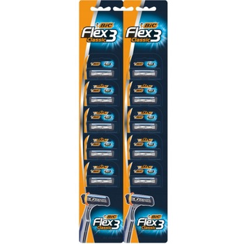 Set 10 Aparate de ras BIC Flex 3 Classic cu 3 Lame Set 10 Aparate de ras BIC Flex 3 Classic cu 3 Lame